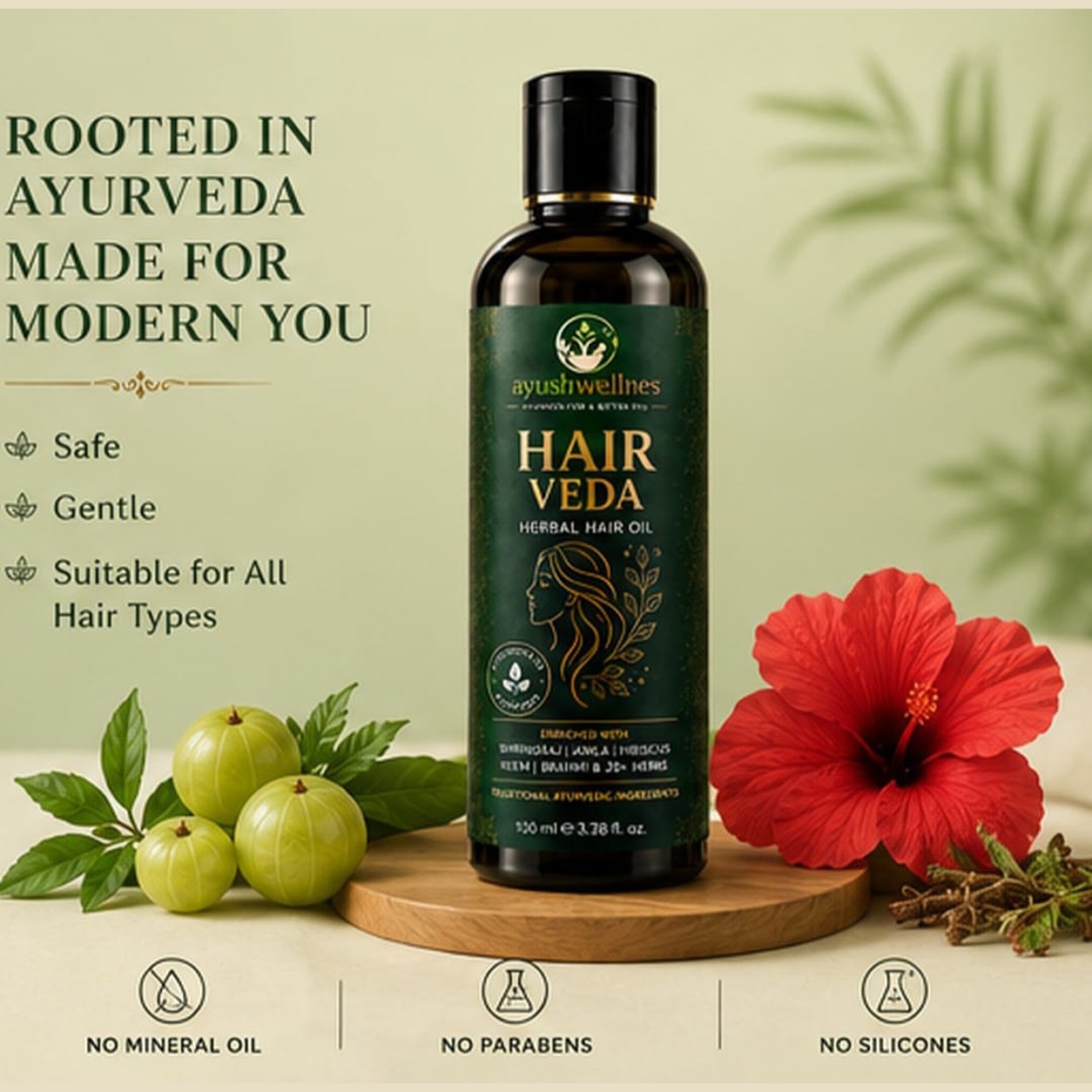 Hair Veda rooted in Ayurveda, made for modern hair care