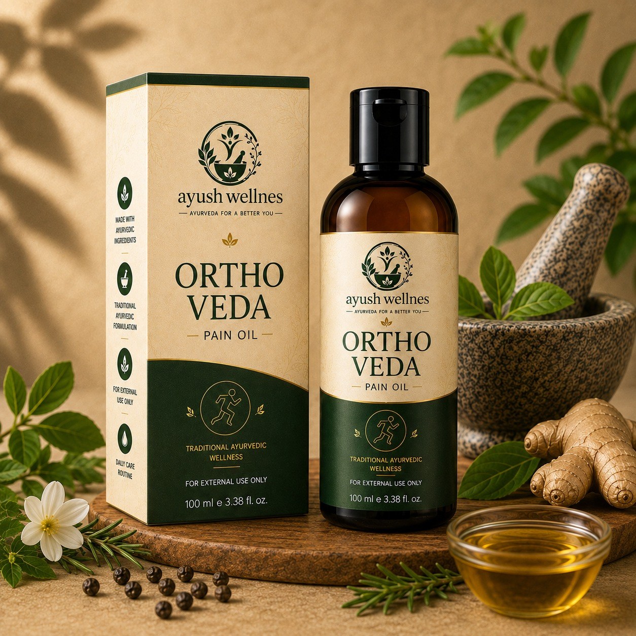 Ortho Veda rooted in Ayurveda, made for active bodies